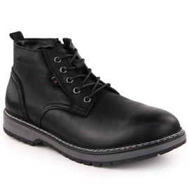 Stivali in pelle isolanti da uomo, neri, T.Sokolski Z24-433 nero