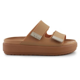 Infradito Crocs Brooklyn Luxe Sandalo 209586-2U3 marrone