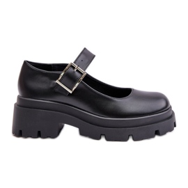 Scarpe Da Donna Con Fibbia Nere Plikuria nero