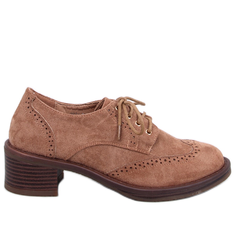 Scarpe con tacco alto da donna Vedra Camel marrone