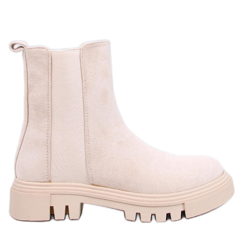Stivaletti Chelsea alti Swanson Beige
