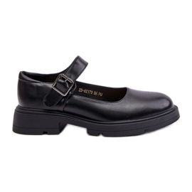 Scarpe da Donna in Eco Pelle Con Cinturino Nere Vinceza 62179 nero