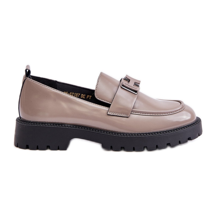 Mocassini in Vernice da Donna Vinceza 62187 Grigio