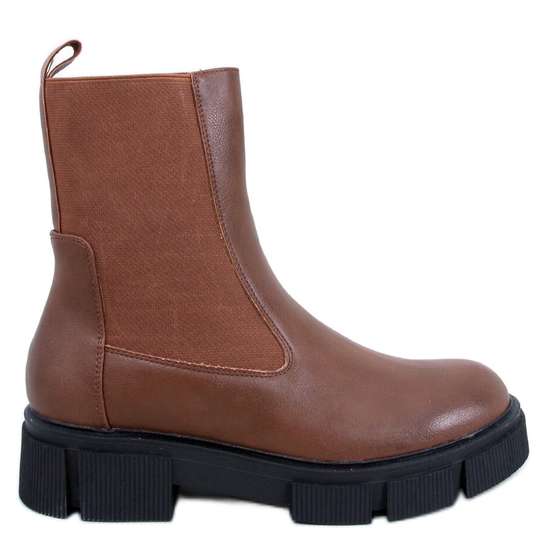 Stivaletti Chelsea Sneed Camel da donna marrone