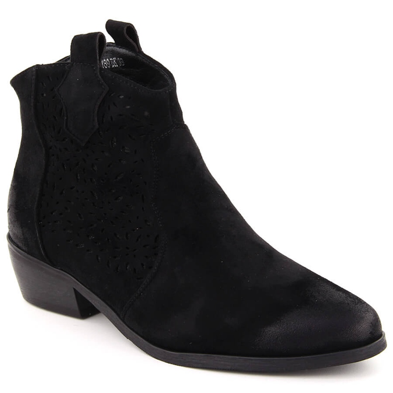 Stivali da cowboy isolanti da donna, Potocki neri SZ12189 nero