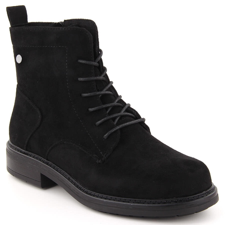 Stivali da donna in camoscio nero by Sergio Leone BT590