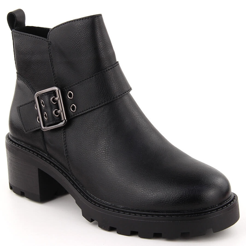 Stivaletti isolanti in pelle da donna, neri, Sergio Leone BT720-S nero