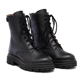 Borsette da donna in pelle nera Butdam WOR1 nero
