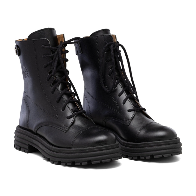 Borsette da donna in pelle nera Butdam WOR1 nero