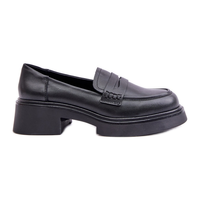 S.Barski Mocassini da Donna in Pelle D&amp;A JC42-61 Neri nero