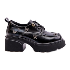 Scarpe da Donna in Vernice Con Decori Pelle Naturale Artiker 55C0419 Nero