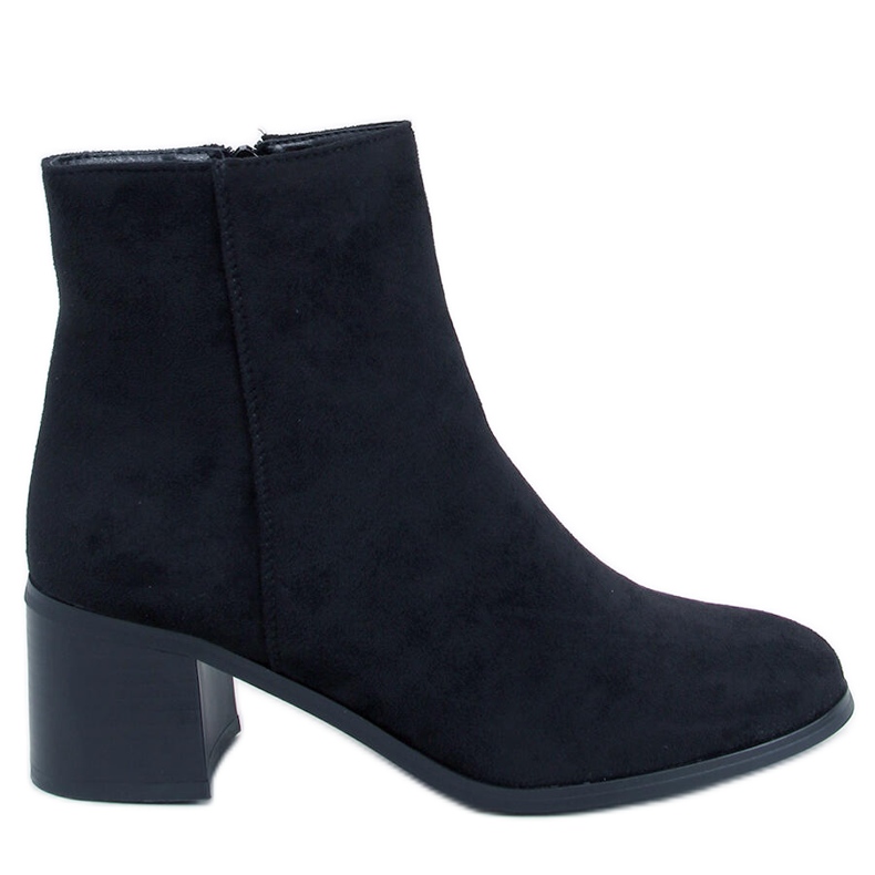 Stivaletti classici con tacco alto Annie Black nero