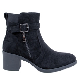 Irving Black stivaletti classici con tacco alto nero