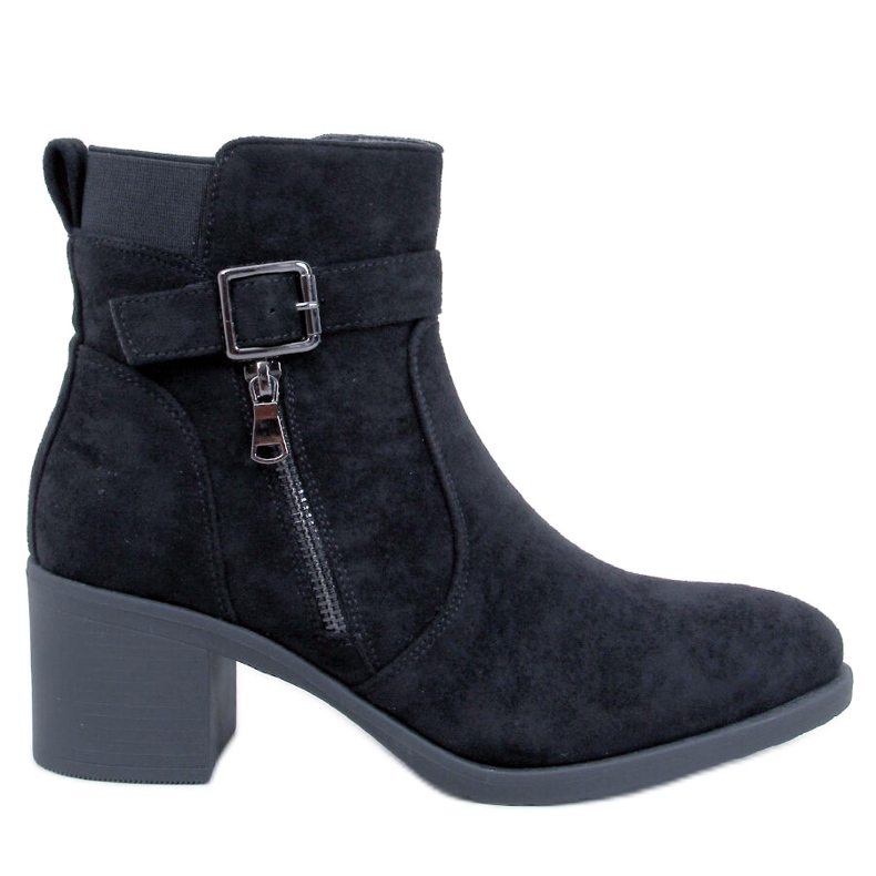 Irving Black stivaletti classici con tacco alto nero
