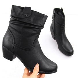Comodi stivali neri da donna Unisoft 7987 nero