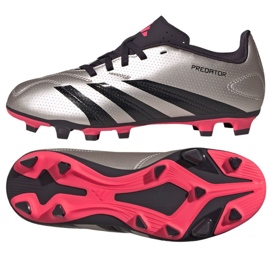 Scarpe da calcio Adidas Predator Club FxG IF6423 d'argento