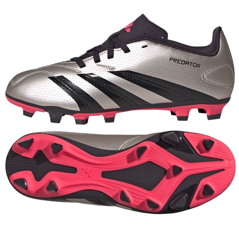 Scarpe da calcio Adidas Predator Club FxG IF6423 d'argento