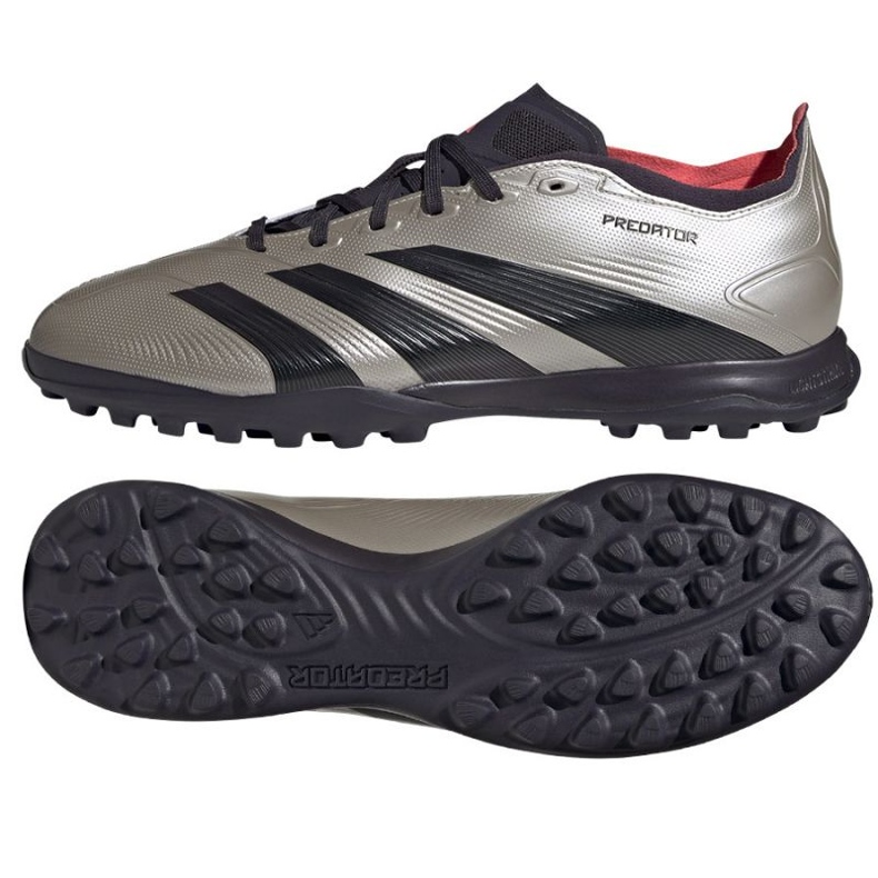 Scarpe da calcio Adidas Predator League Tf IF6376 d'argento