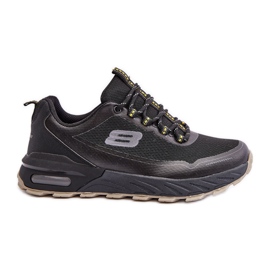 Scarpe sportive da uomo con plateau nere Idama nero