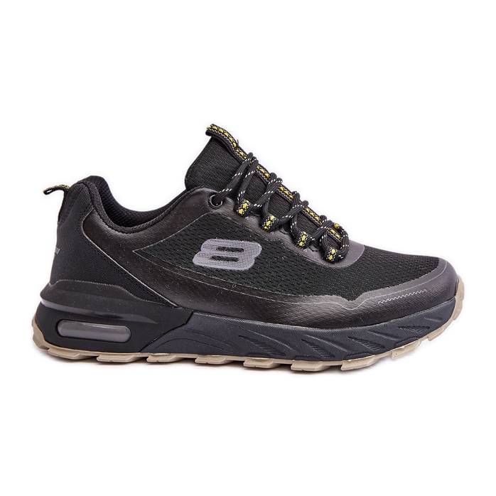 Scarpe sportive da uomo con plateau nere Idama nero