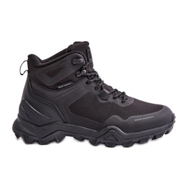 Scarpe da trekking da uomo leggere e isolate McBraun, nere nero