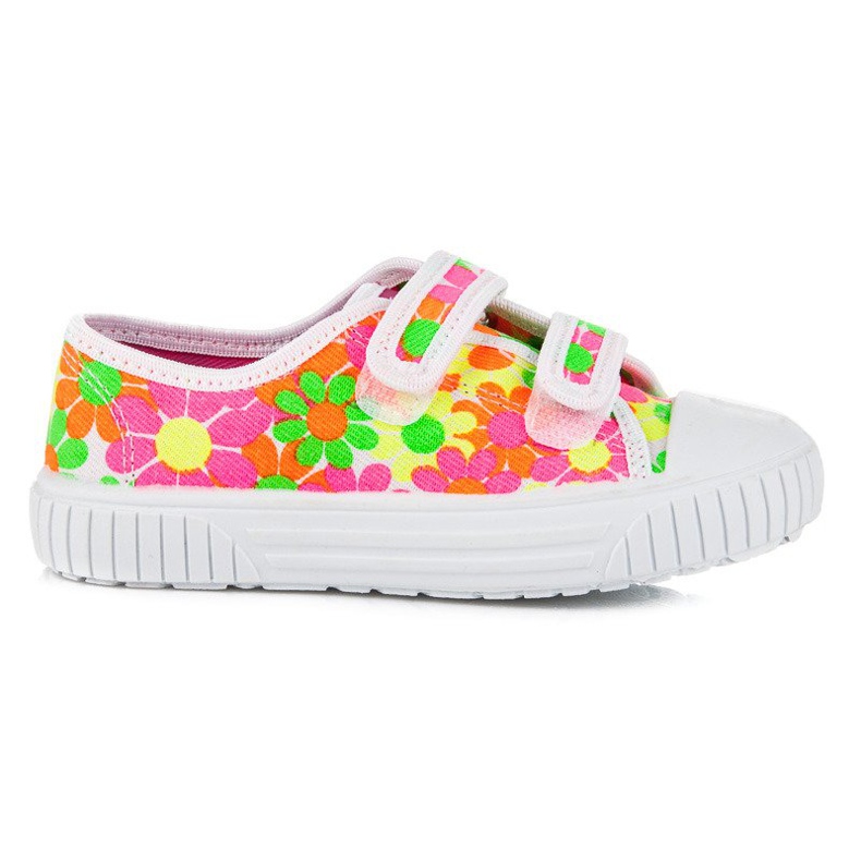 Viggami Sneakers colorate con fiori multicolore