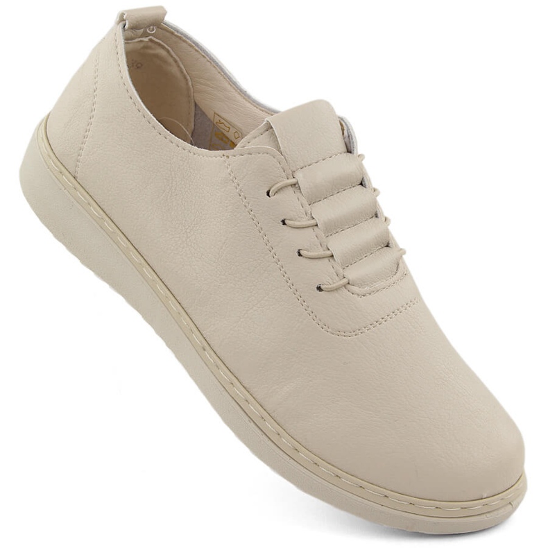 Comode scarpe Unisoft beige da donna
