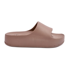 NEWS Infradito da donna con piattaforma in schiuma Airaplea marrone beige