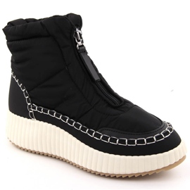 Doposci da donna con cerniera, Potocki neri Z24-72300 nero