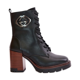 Vinceza 58359 stivali con tacco alto isolati da donna, neri nero