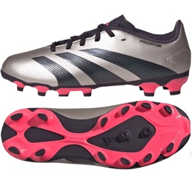 Scarpe da calcio Adidas Predator League Mg IF6410 d'argento