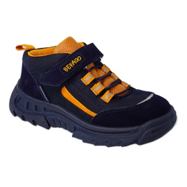 Scarpe per bambini Befado navy / giallo 515X003 blu