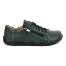Olivier Scarpe da donna minimaliste in pelle a piedi nudi modello 1243 verde