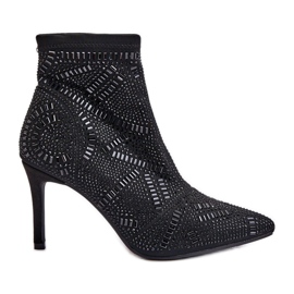 S. BARSKI Stivaletti Slip-on Decorati S.Barski HY42-161 Nero