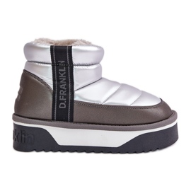 Doposci Bassi Con Suola Spessa D.Franklin DFSH371010 Argento grigio