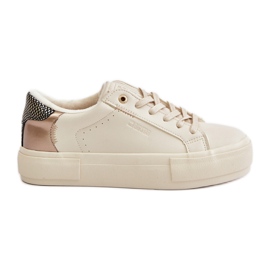 Sneakers da donna isolate sulla piattaforma Big Star OO274A454 Beige