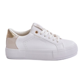 Sneakers isolate da donna sulla piattaforma Big Star OO274A452 Bianco