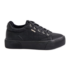 Sneakers con plateau isolate da donna Big Star OO274A465 Nere nero