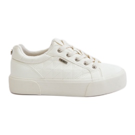 Sneakers con plateau isolate da donna Big Star OO274A464 Bianco