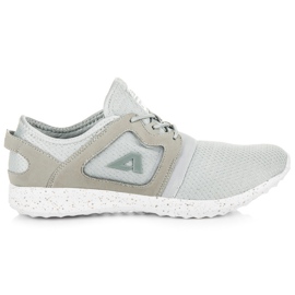 American Club Scarpe Sportive Sulla Rilegatura grigio