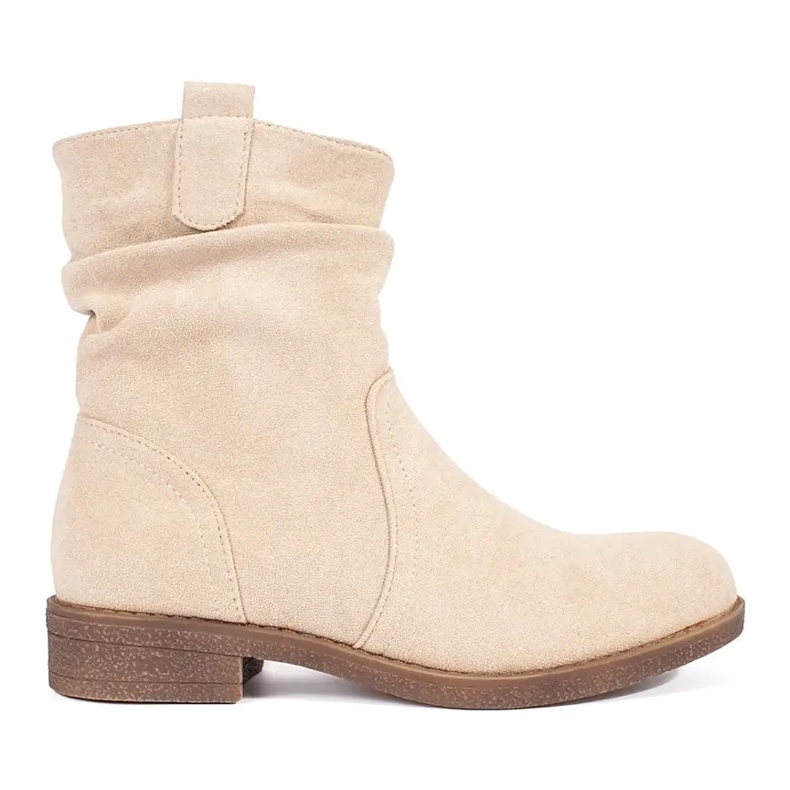 Stivali da cowboy beige da donna