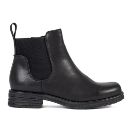 Stivaletti Chelsea bassi da donna neri nero