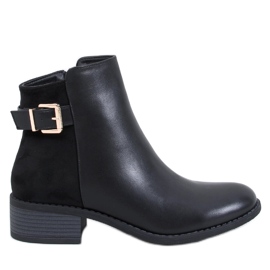 Gammes Stivaletti Chelsea da donna in pelle scamosciata granata nera nero