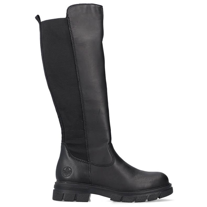 Stivali isolanti da donna in pelle, neri Rieker Z9158-00 nero