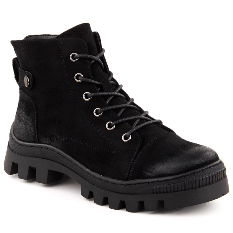 Stivaletti neri da donna Potocki SZ12168 nero