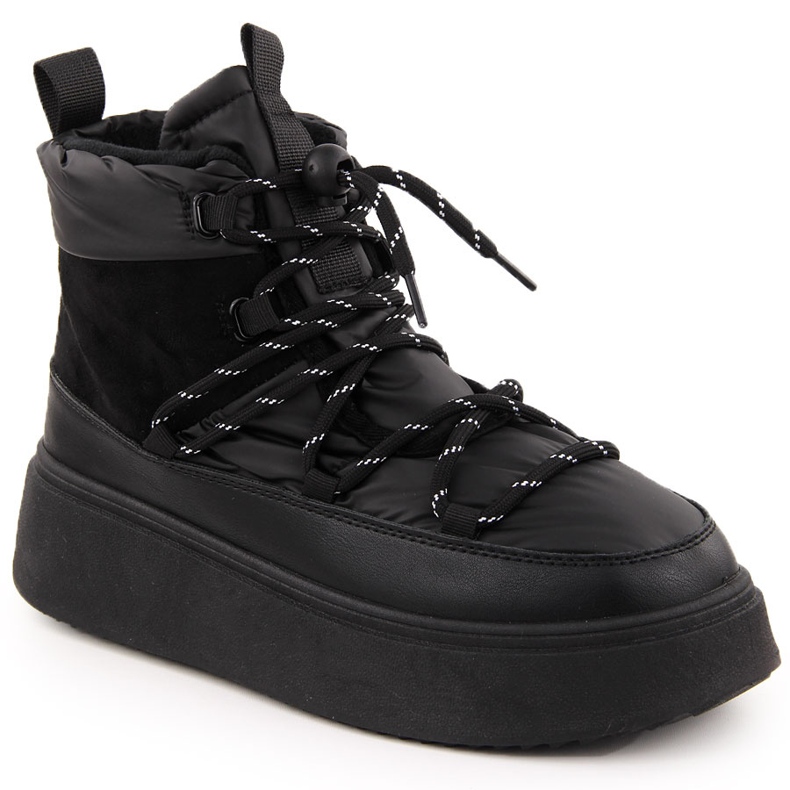 Doposci da donna con plateau, Potocki nero 72302