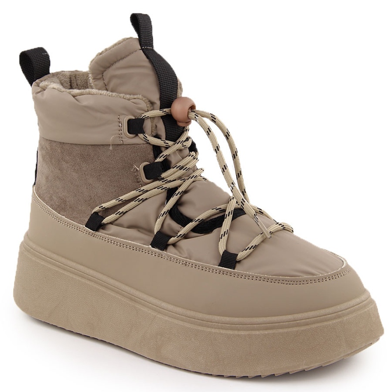 Doposci da donna con plateau, beige Potocki 72302