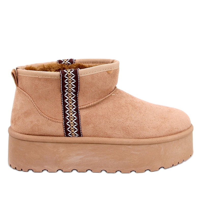 Doposci corti sulla piattaforma Weyan Camel marrone