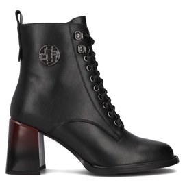 Filippo DBT6316/24 Bk stivaletto in pelle nera nero