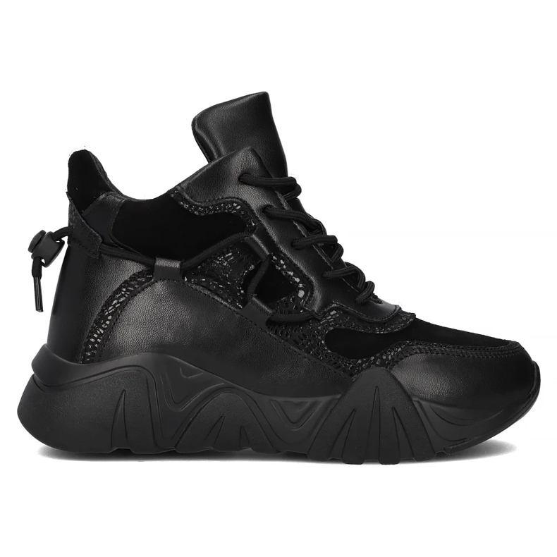 Filippo DBT6367/24 Stivali platform in pelle Bk, neri nero